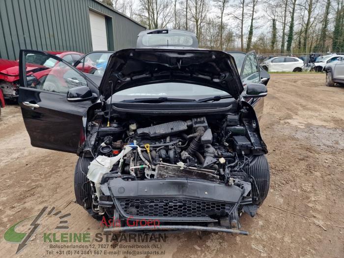 Kia Picanto 1.2 16V Skrotfordon (2012, ZWART)