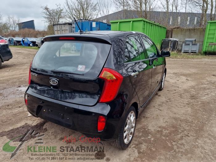 Kia Picanto 1.2 16V Skrotfordon (2012, ZWART)