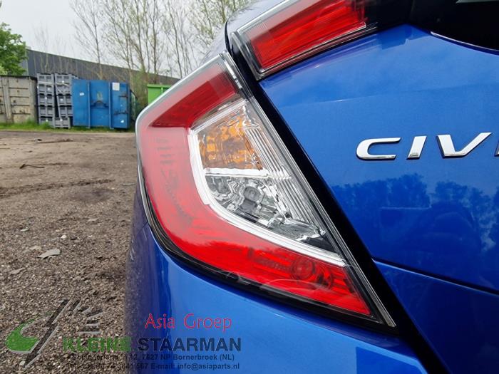 Honda Civic 1.0i VTEC Turbo 12V Salvage vehicle (2018, Blue)