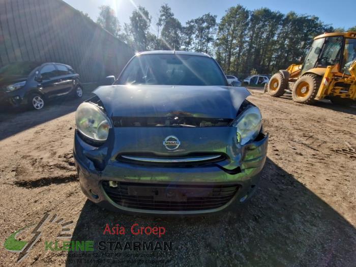 Nissan Micra 1.2 12V DIG-S Salvage vehicle (2013, Green)