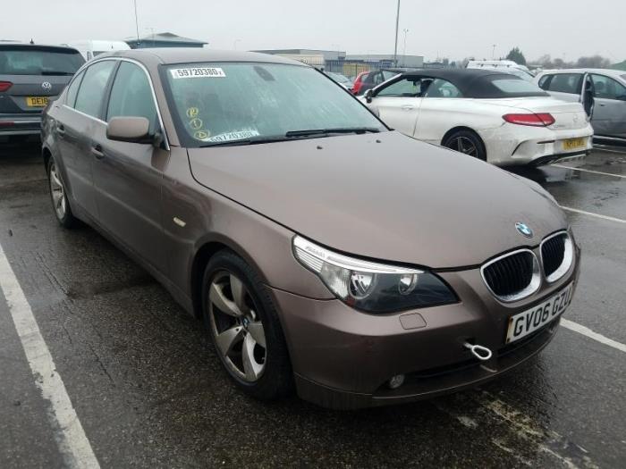 BMW 5 serie 520d 16V Corporate Lease Salvage vehicle (2006, Brown)