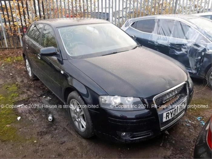 Audi A3 Sportback 1.8 TFSI 16V Salvage vehicle (2007, Black)