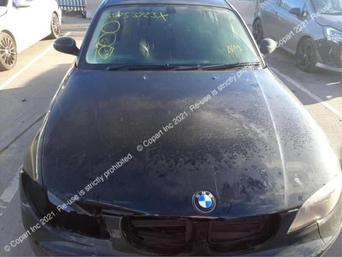 BMW 1 serie 118i 16V Salvage vehicle (2009, Black)