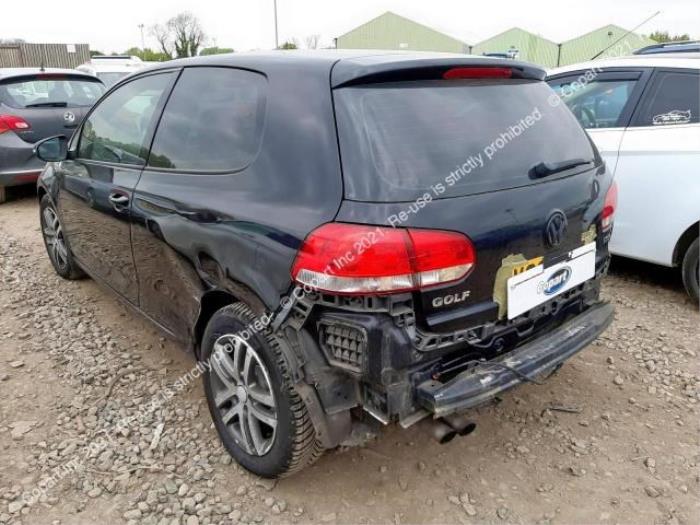 Volkswagen Golf VI 1.4 TSI 122 16V Vehículo de desguace (2009, Negro)