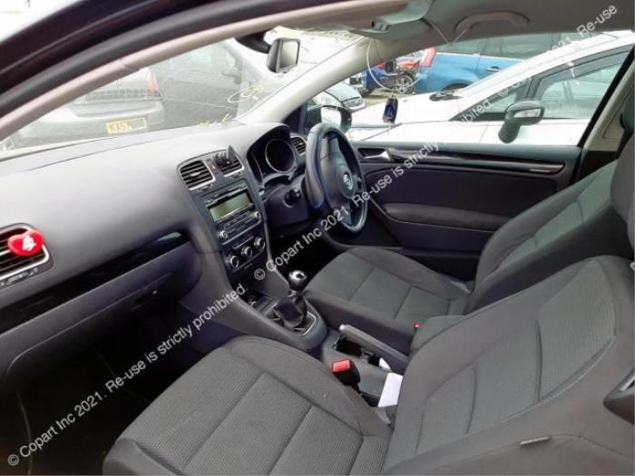 Volkswagen Golf VI 1.4 TSI 122 16V Vehículo de desguace (2009, Negro)