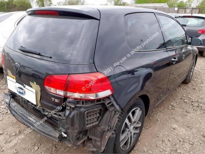 Volkswagen Golf VI 1.4 TSI 122 16V Vehículo de desguace (2009, Negro)