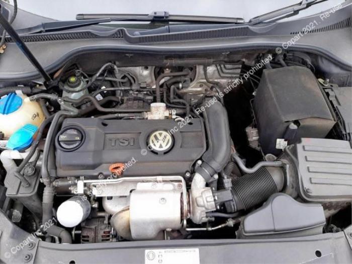 Volkswagen Golf VI 1.4 TSI 122 16V Vehículo de desguace (2009, Negro)