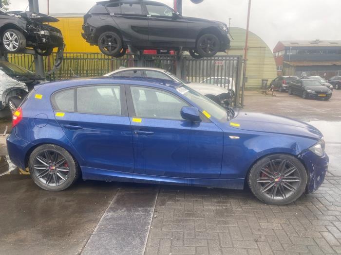 BMW 1 serie 116i 2.0 16V Salvage vehicle (2010, Blue)
