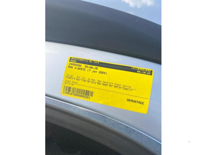 BMW 3 serie Touring 316i 16V Épave (2004, Gris)