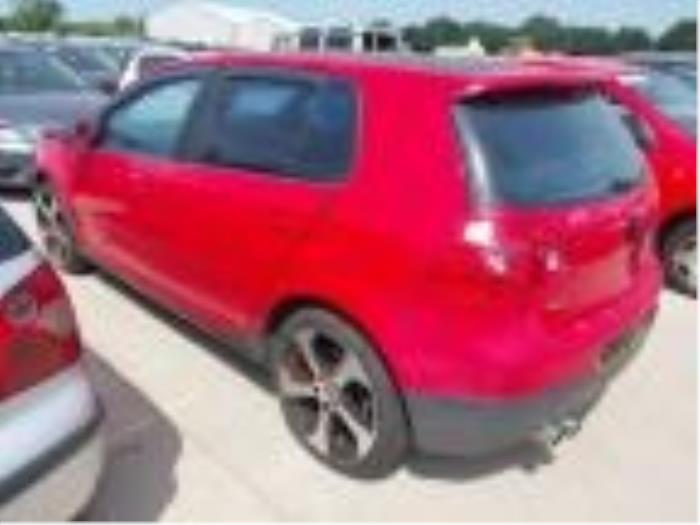 Volkswagen Golf V 2.0 TFSI GTI 16V Samochód złomowany (2004, Czerwony)