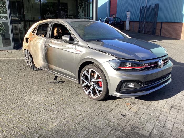 Volkswagen Polo VI 2.0 GTI Turbo 16V Salvage vehicle (2019, Gray)