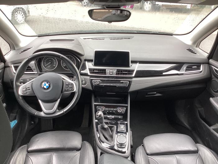 BMW 2 serie Active Tourer 218d 2.0 TwinPower Turbo 16V Salvage vehicle (2015, Black)