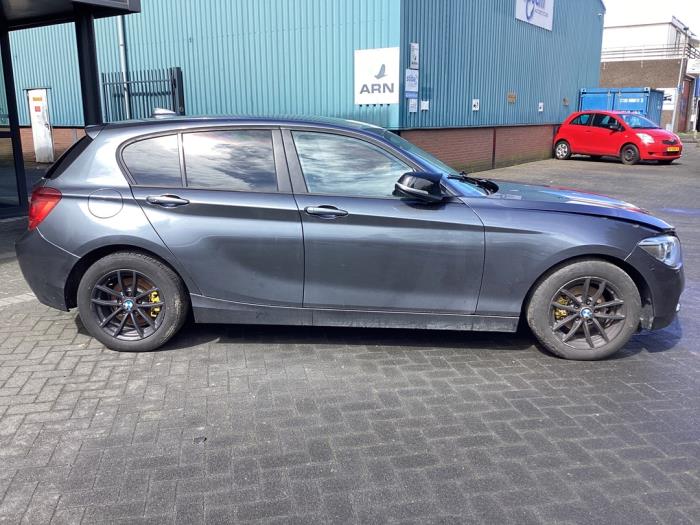 BMW 1 serie 116d 1.6 16V Efficient Dynamics Salvage vehicle (2013, Metallic, Gray)