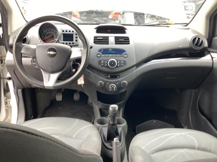 Chevrolet Spark 1.0 16V Bifuel Salvage vehicle (2011, White)