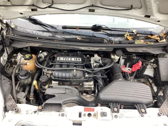 Chevrolet Spark 1.0 16V Bifuel Salvage vehicle (2011, White)
