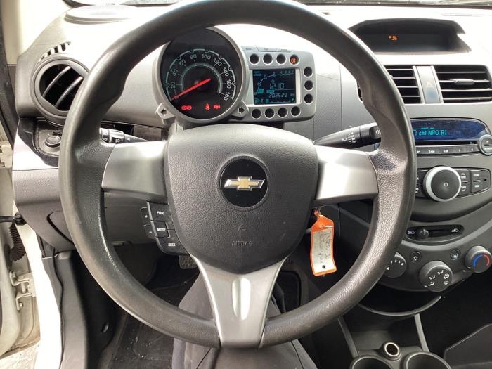 Chevrolet Spark 1.0 16V Bifuel Salvage vehicle (2011, White)