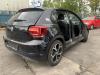 Volkswagen Polo VI 1.0 TSI 12V Samochód złomowany (2017, Czarny)