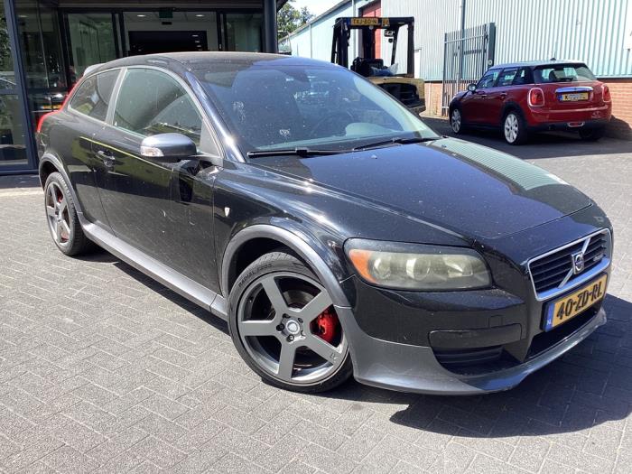 Volvo C30 1.6 16V Coche dañado (2008, Negro)