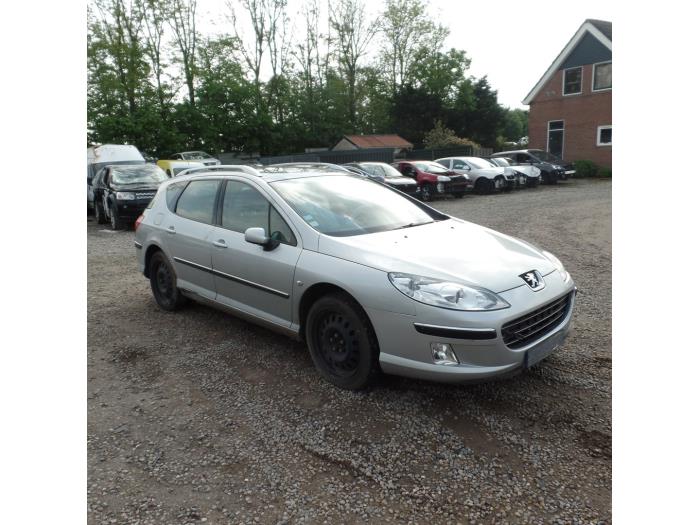 Peugeot 407 SW 2.0 HDiF 16V Salvage vehicle (2007, Metallic, Silver grey)