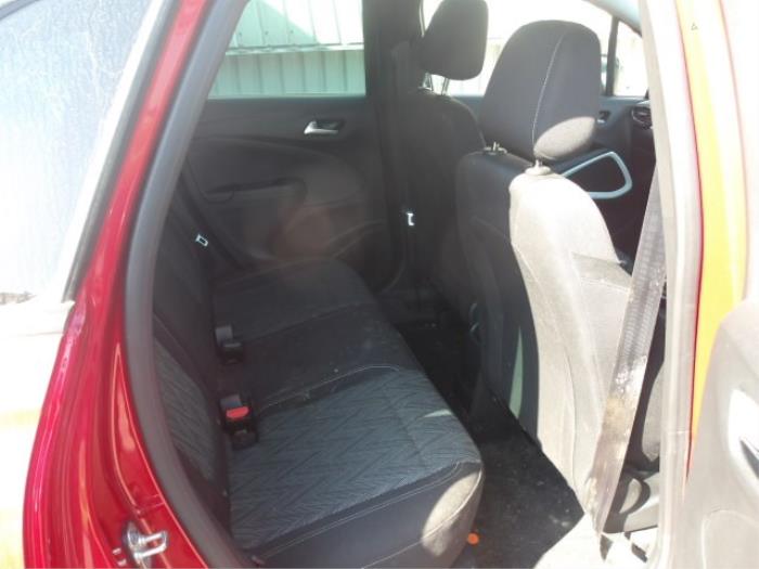 Opel Crossland 1.2 12V Épave (2020, Rouge, Noir)