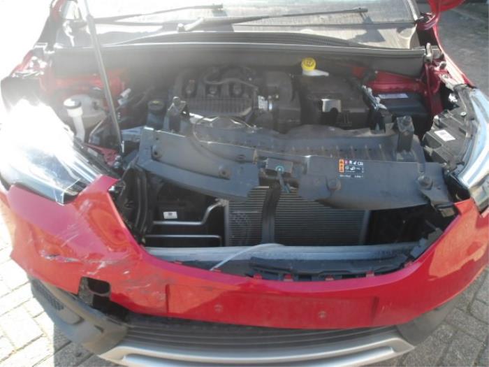 Opel Crossland 1.2 12V Épave (2020, Rouge, Noir)