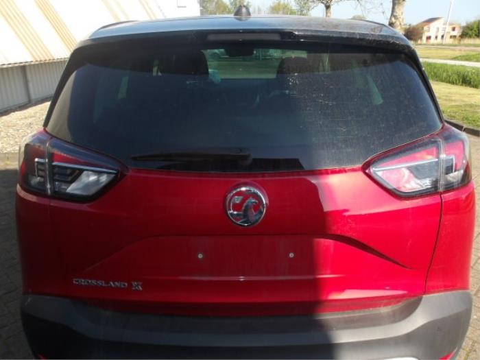 Opel Crossland 1.2 12V Épave (2020, Rouge, Noir)