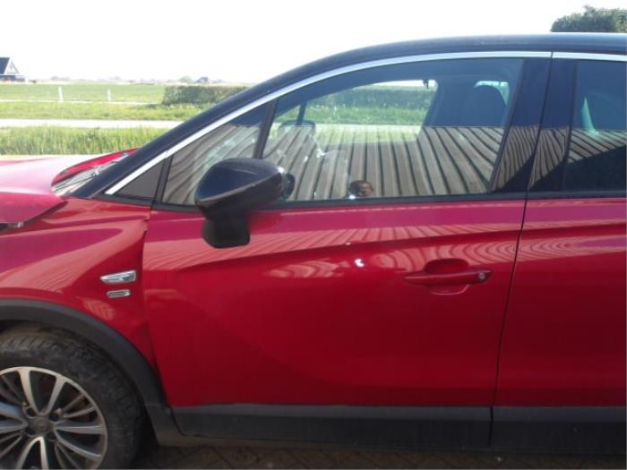 Opel Crossland 1.2 12V Épave (2020, Rouge, Noir)