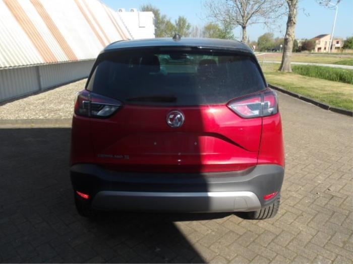 Opel Crossland 1.2 12V Épave (2020, Rouge, Noir)