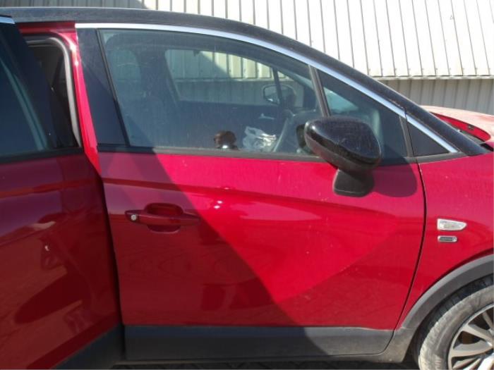 Opel Crossland 1.2 12V Épave (2020, Rouge, Noir)