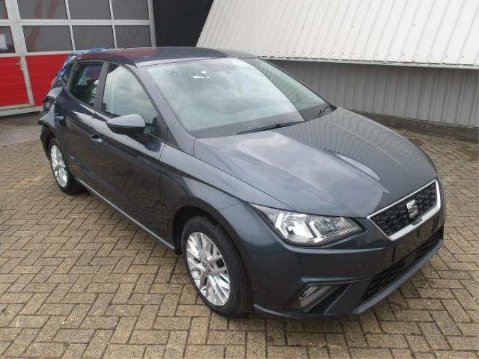 Seat Ibiza V 1.0 MPI 12V Salvage vehicle (2019, Metallic, Silver grey)