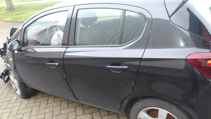 Opel Corsa E 1.0 SIDI Turbo 12V Salvage vehicle (2016, Metallic, Black)