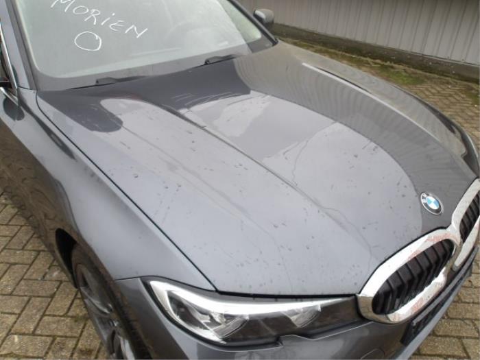 BMW 3 serie Touring 320i 2.0 TwinPower Turbo 16V Samochód złomowany (2019, Metalik, Srebrnoszary)