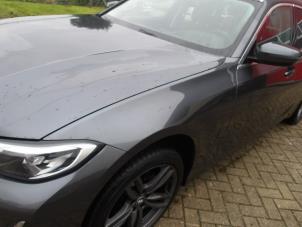 BMW 3 serie Touring 320i 2.0 TwinPower Turbo 16V Épave (2019, Métallisé, Gris argenté)