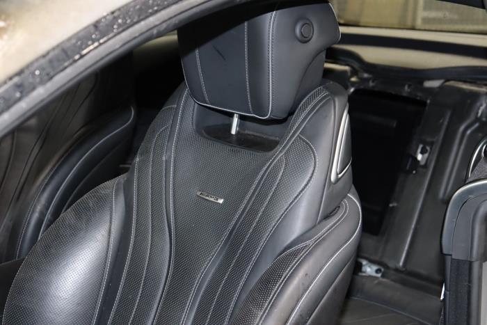 Mercedes S AMG 5.5 S-63 AMG V8 32V Biturbo 4-Matic Épave (2016, Gris)