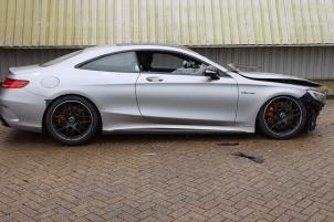 Mercedes S AMG 5.5 S-63 AMG V8 32V Biturbo 4-Matic Épave (2016, Gris)
