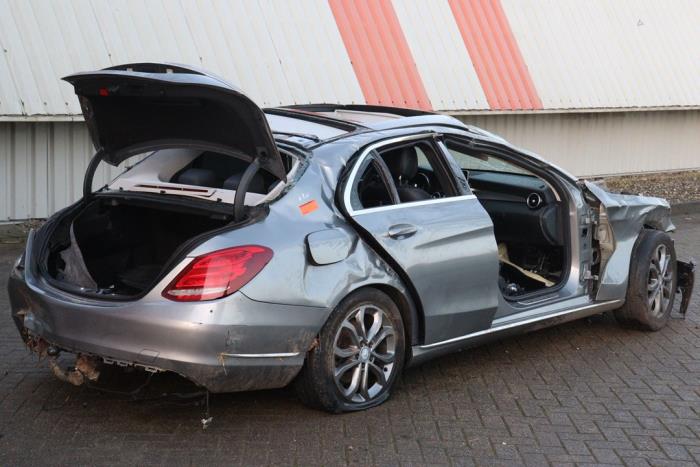 Mercedes C C-180 1.6 16V Salvage vehicle (2015, Metallic, Silver grey, Gray)