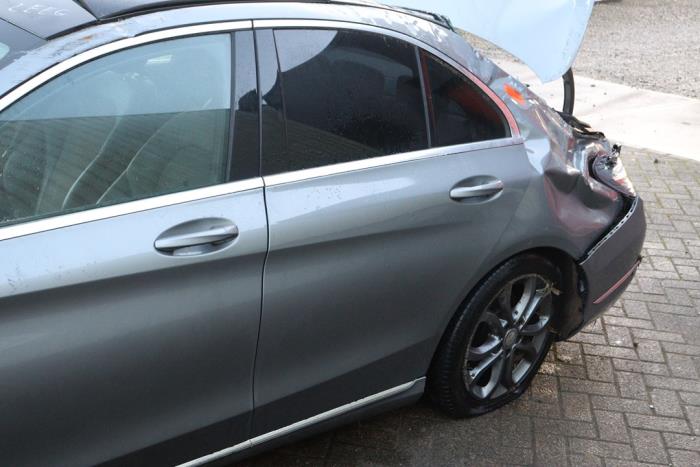 Mercedes C C-180 1.6 16V Salvage vehicle (2015, Metallic, Silver grey, Gray)