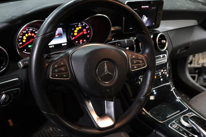 Mercedes C C-180 1.6 16V Salvage vehicle (2015, Metallic, Silver grey, Gray)