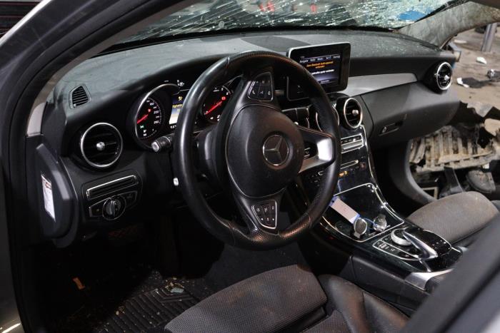 Mercedes C C-180 1.6 16V Salvage vehicle (2015, Metallic, Silver grey, Gray)