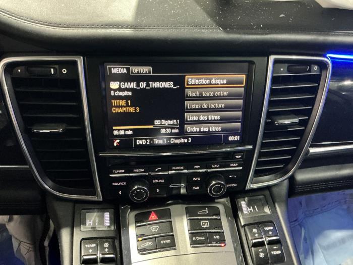 Porsche Panamera 3.0 V6 24V 4S Épave (2013, Métallisé, Noir)