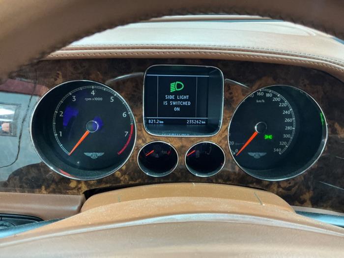 Bentley Continental GT 6.0 W12 48V Samochód złomowany (2004, Niebieski, Zielony)