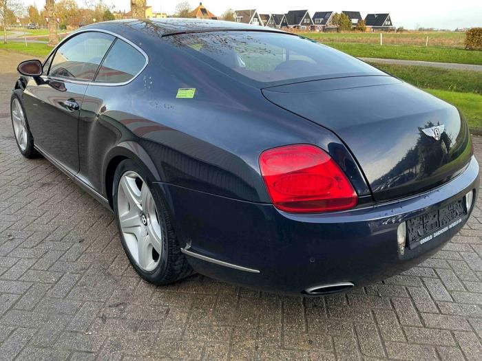 Bentley Continental GT 6.0 W12 48V Samochód złomowany (2004, Niebieski, Zielony)