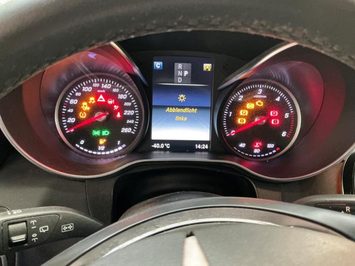 Mercedes GLC 2.2 250d 16V BlueTEC 4-Matic Épave (2017, Métallisé, Bleu)