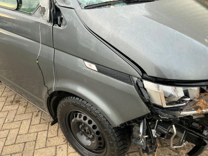 Volkswagen Transporter T6 2.0 TDI 150 Épave (2021, Gris)