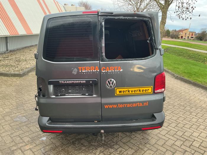 Volkswagen Transporter T6 2.0 TDI 150 Épave (2021, Gris)