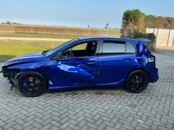 Volkswagen Golf VIII 2.0 TSI R 16V 4Motion Épave (2021, Métallisé, Bleu)