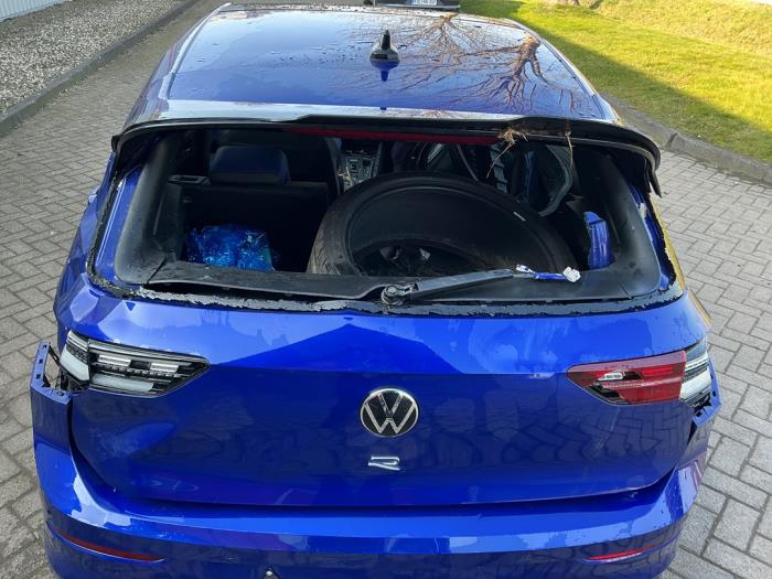 Volkswagen Golf VIII 2.0 TSI R 16V 4Motion Épave (2021, Métallisé, Bleu)