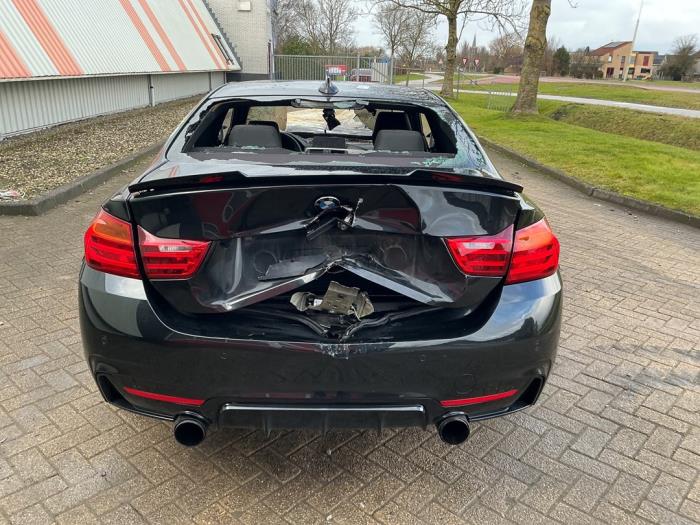 BMW 4 serie 428i 2.0 Turbo 16V Épave (2014, Noir)