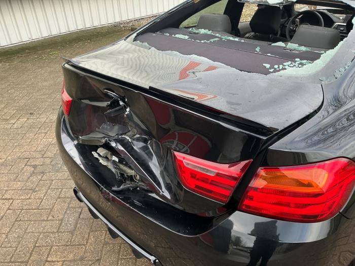 BMW 4 serie 428i 2.0 Turbo 16V Épave (2014, Noir)