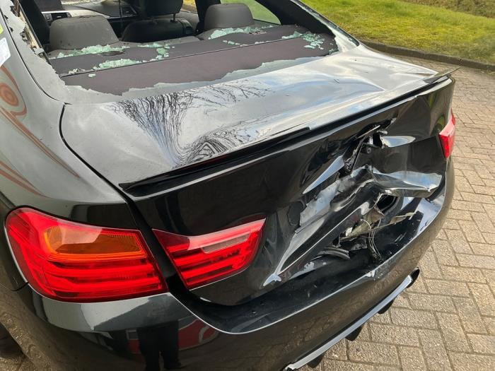 BMW 4 serie 428i 2.0 Turbo 16V Épave (2014, Noir)